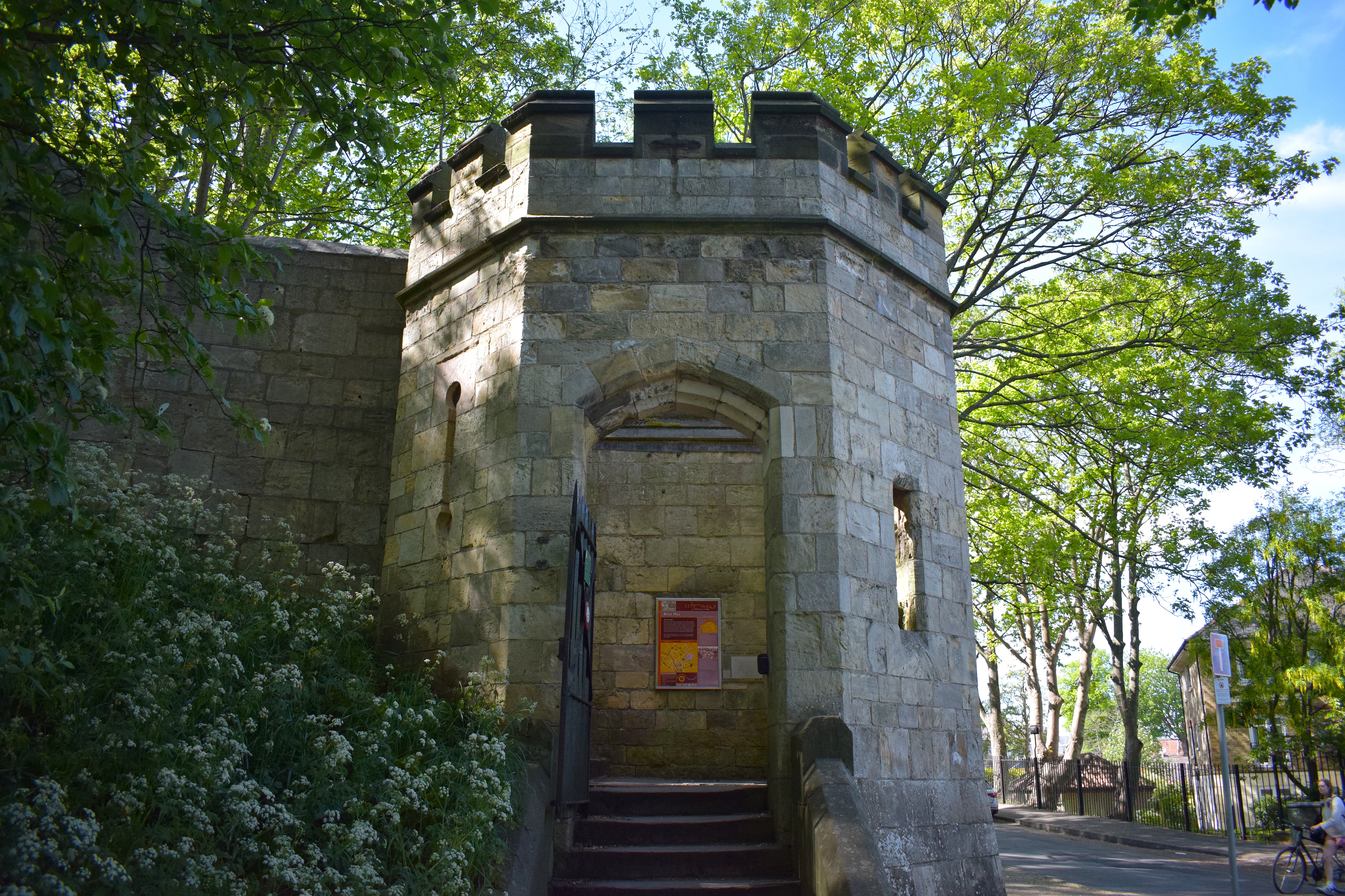 The entrance to the walls at Baile Hill