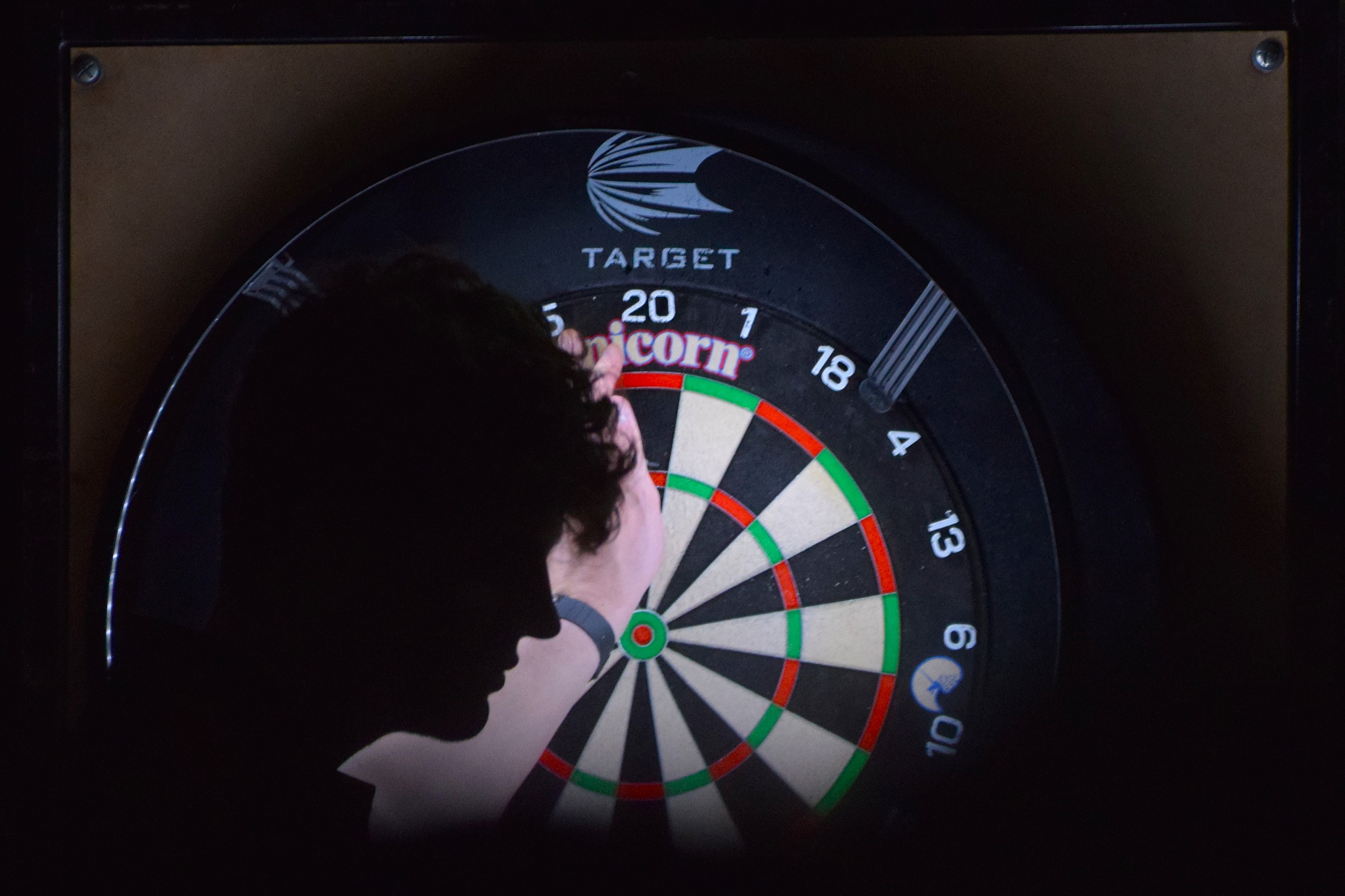 A photo I took during the Darts, later on the Saturday