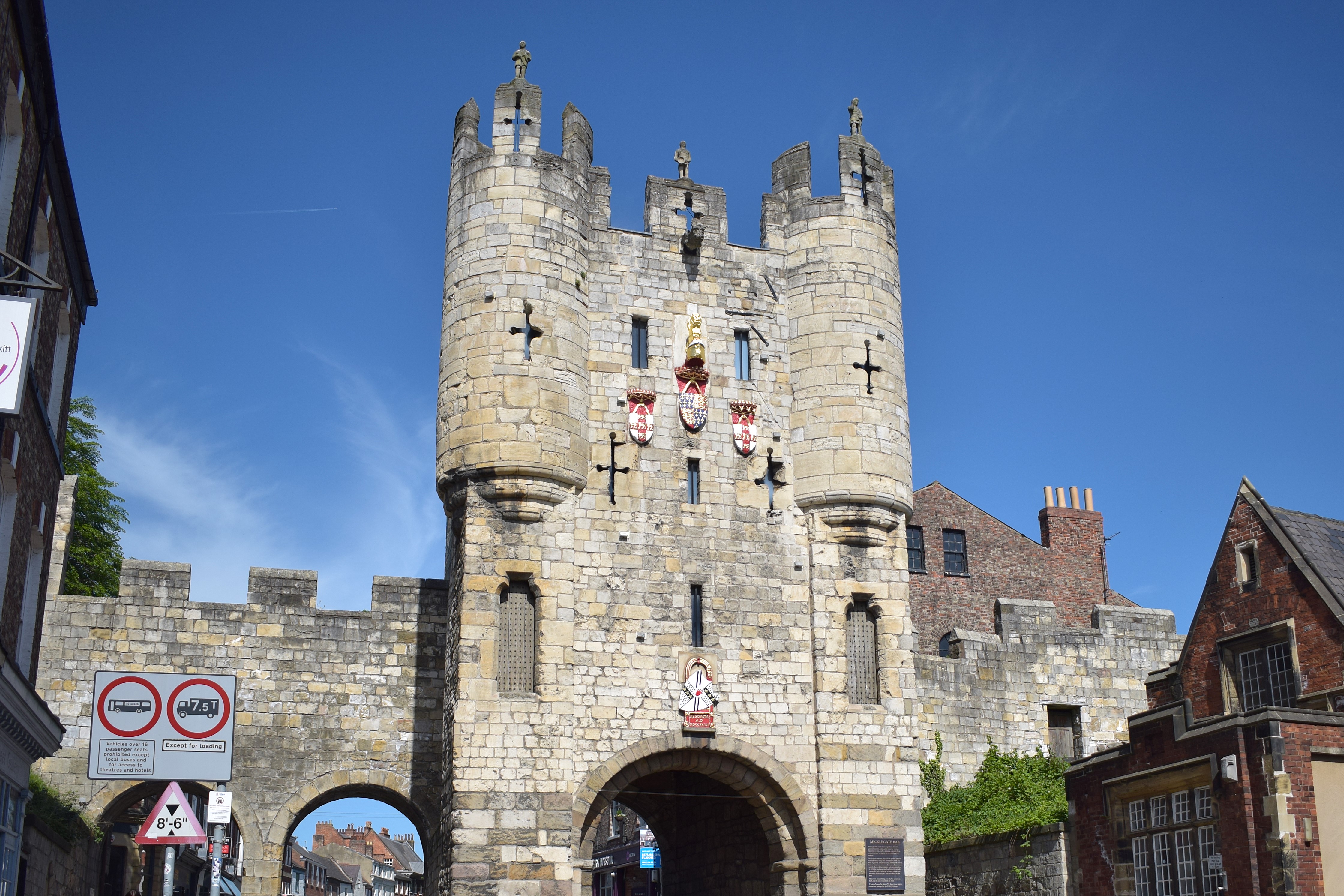 Micklegate Bar, another entrance to the city