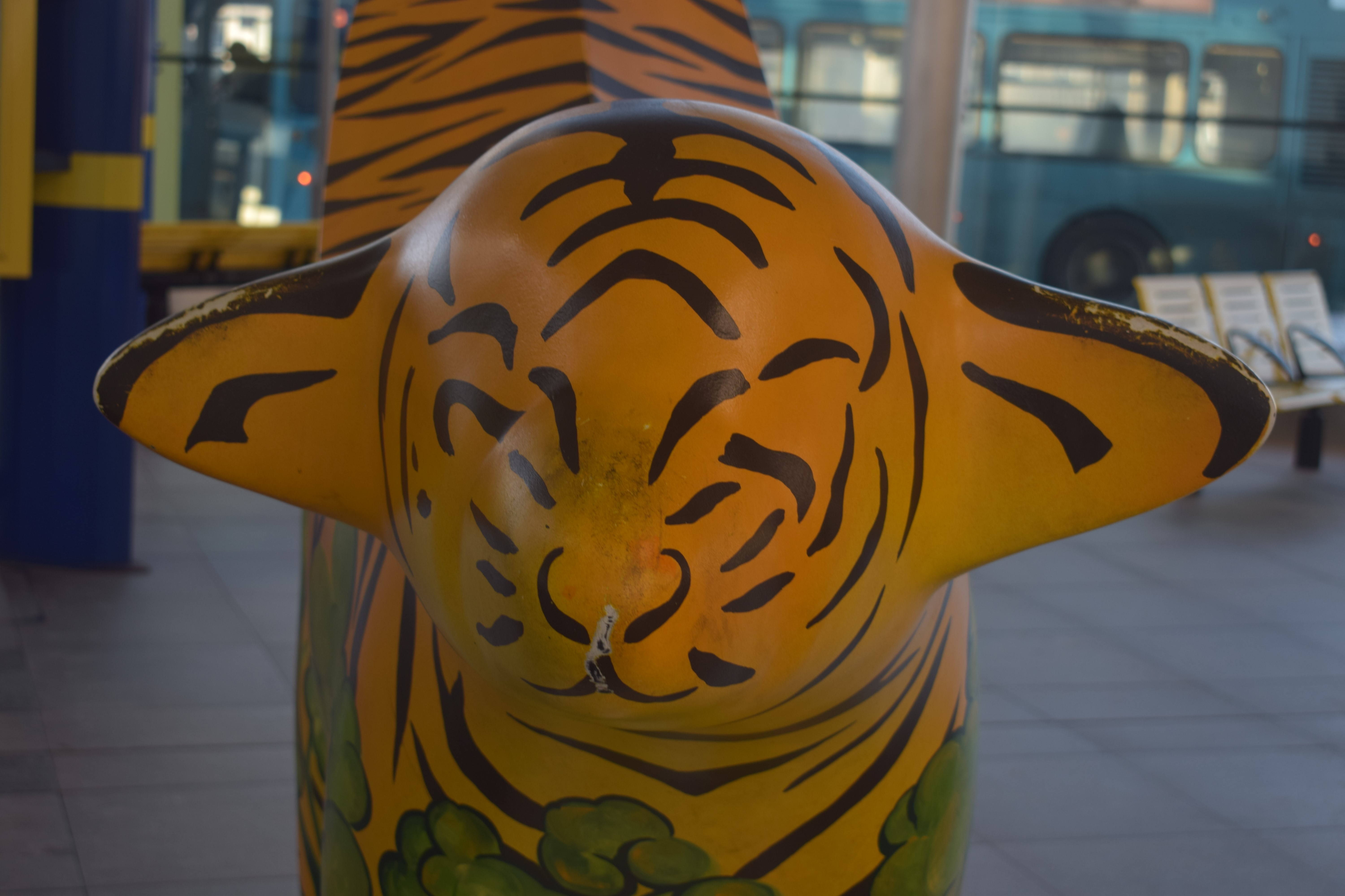 Hunts Cross station's Superlambanana.