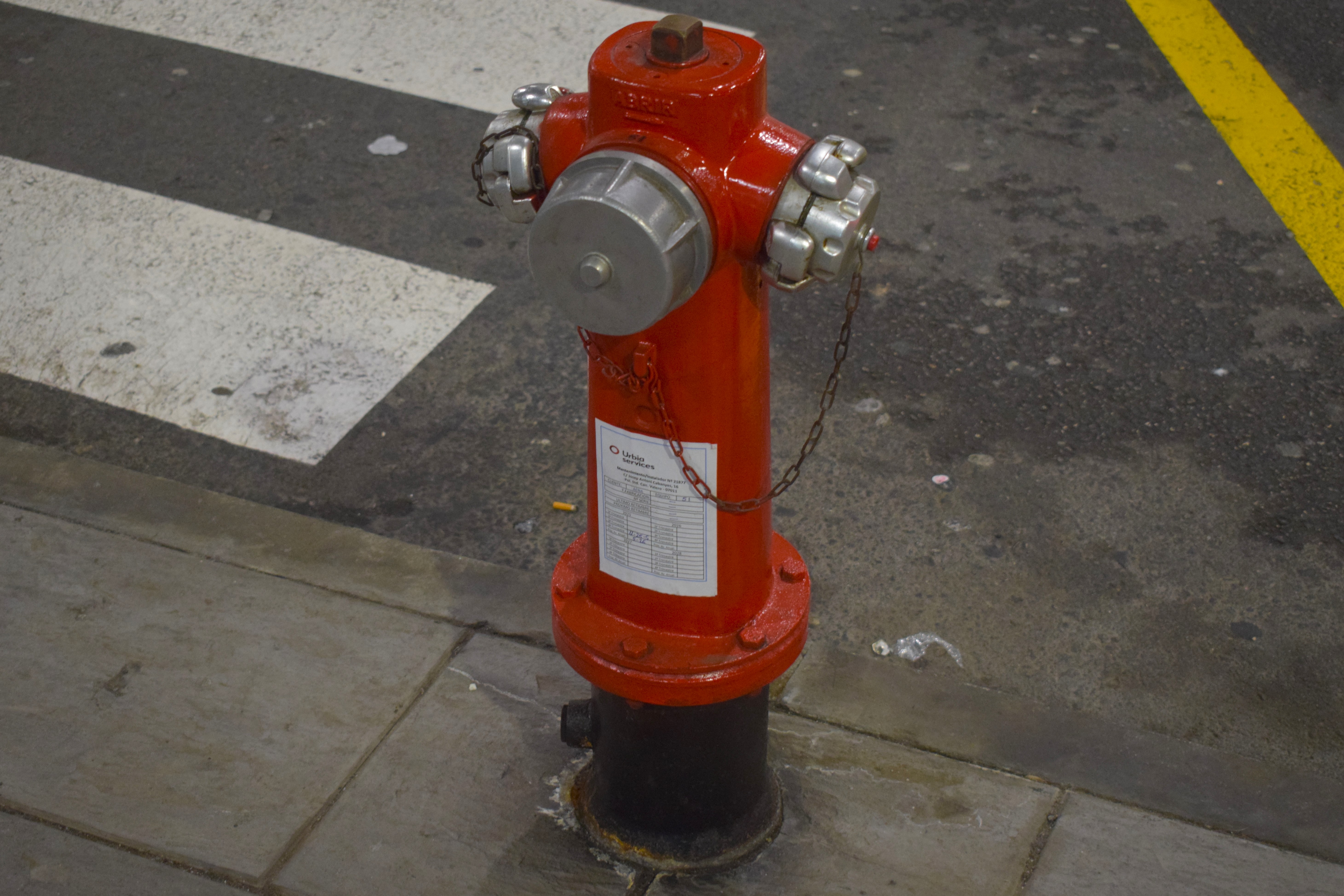 This is the first fire hydrant I'd ever seen, so I took a picture of it :)