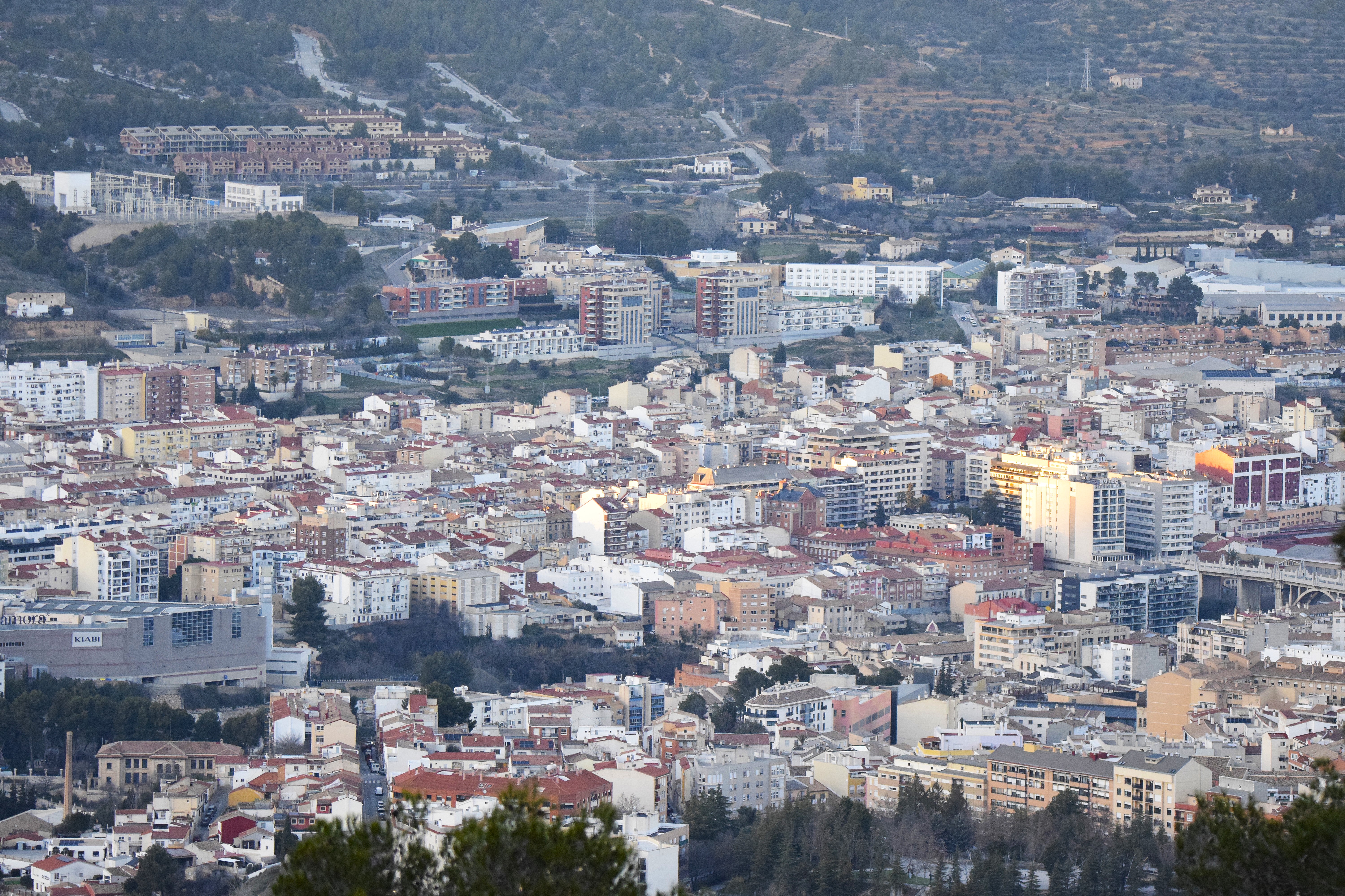 Views of Alicante from the mountain.