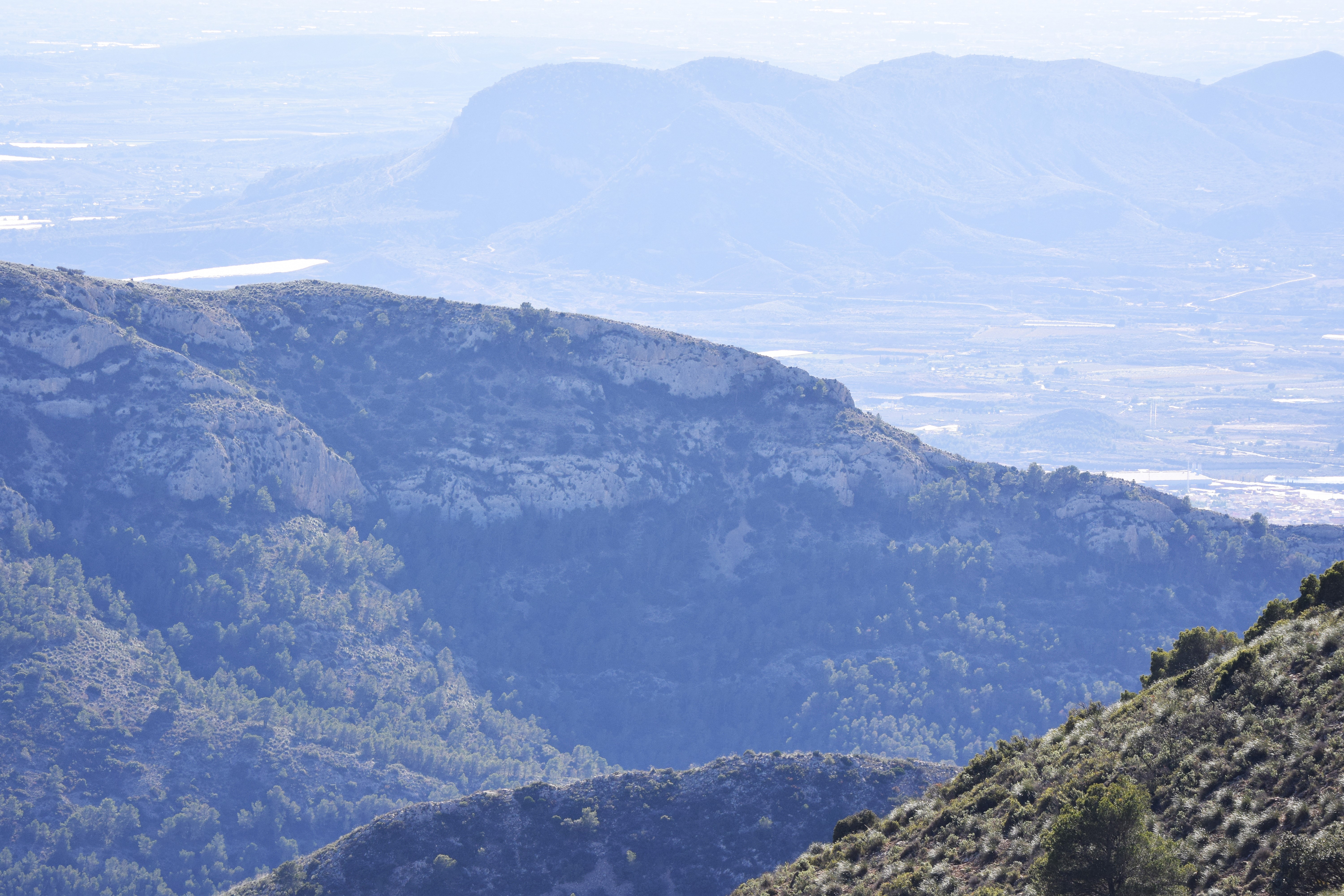 Views of the Sierra. The mountains go on for miles.