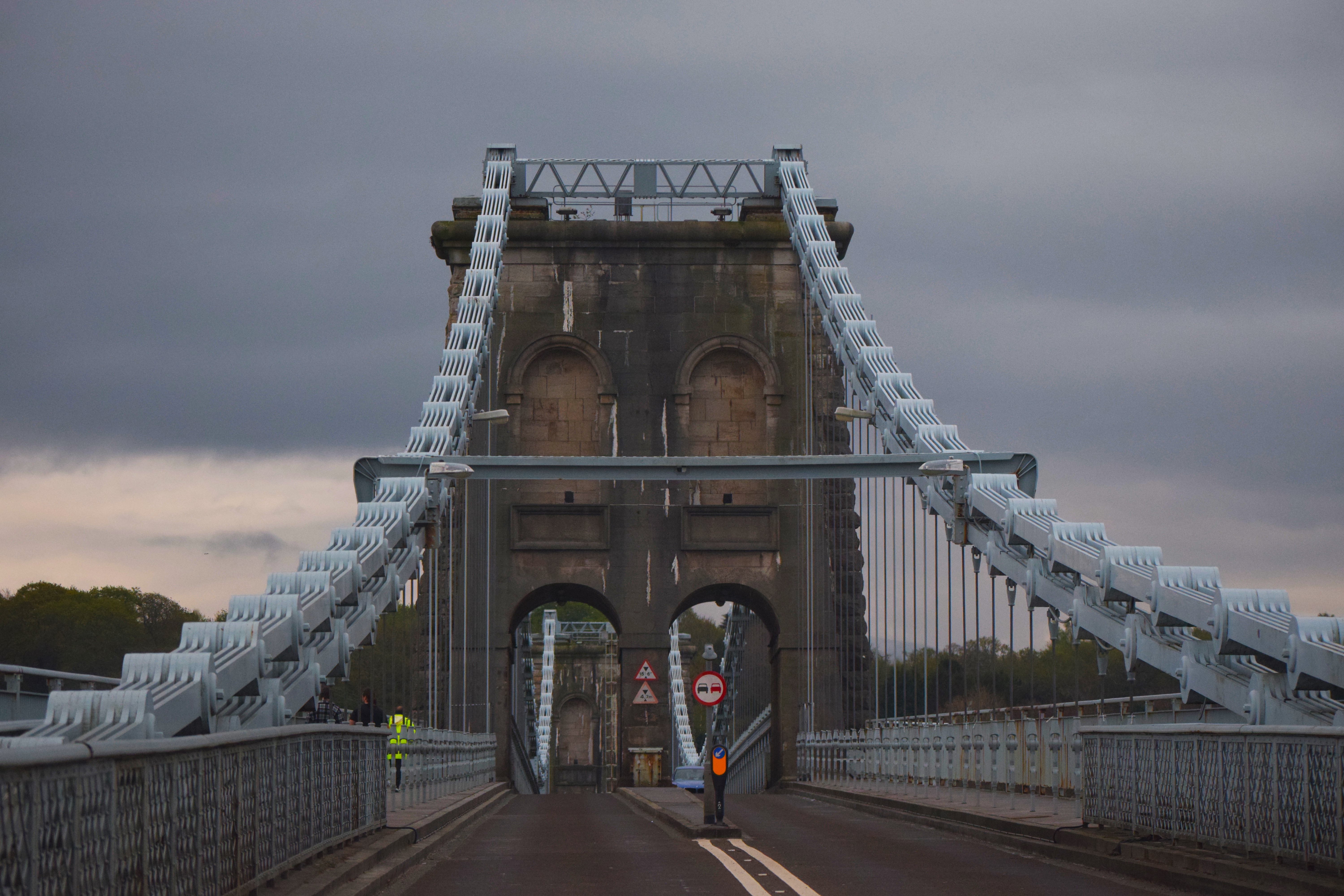 The Menai Bridge, on our way home