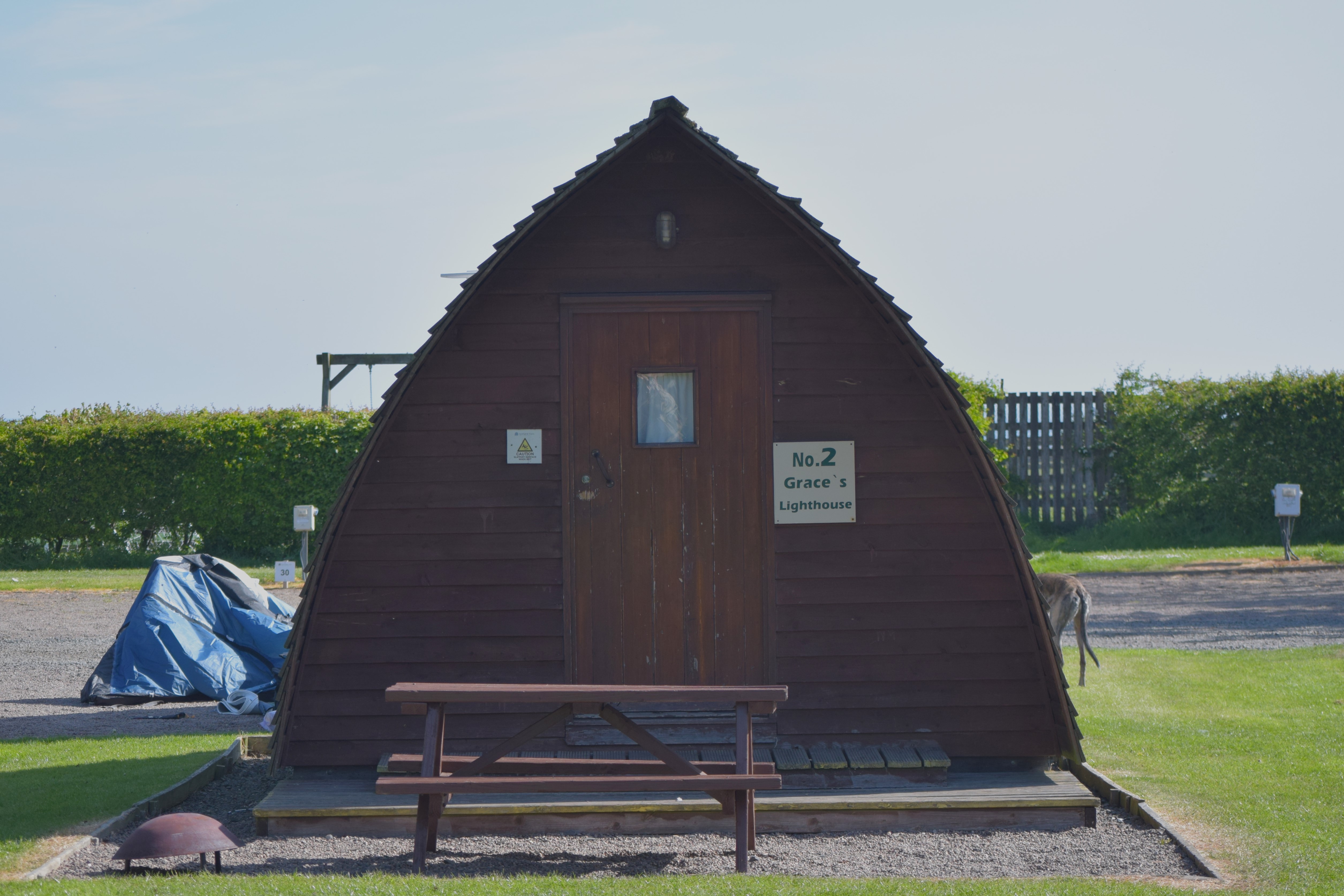 The Wigwam cabin I stayed in