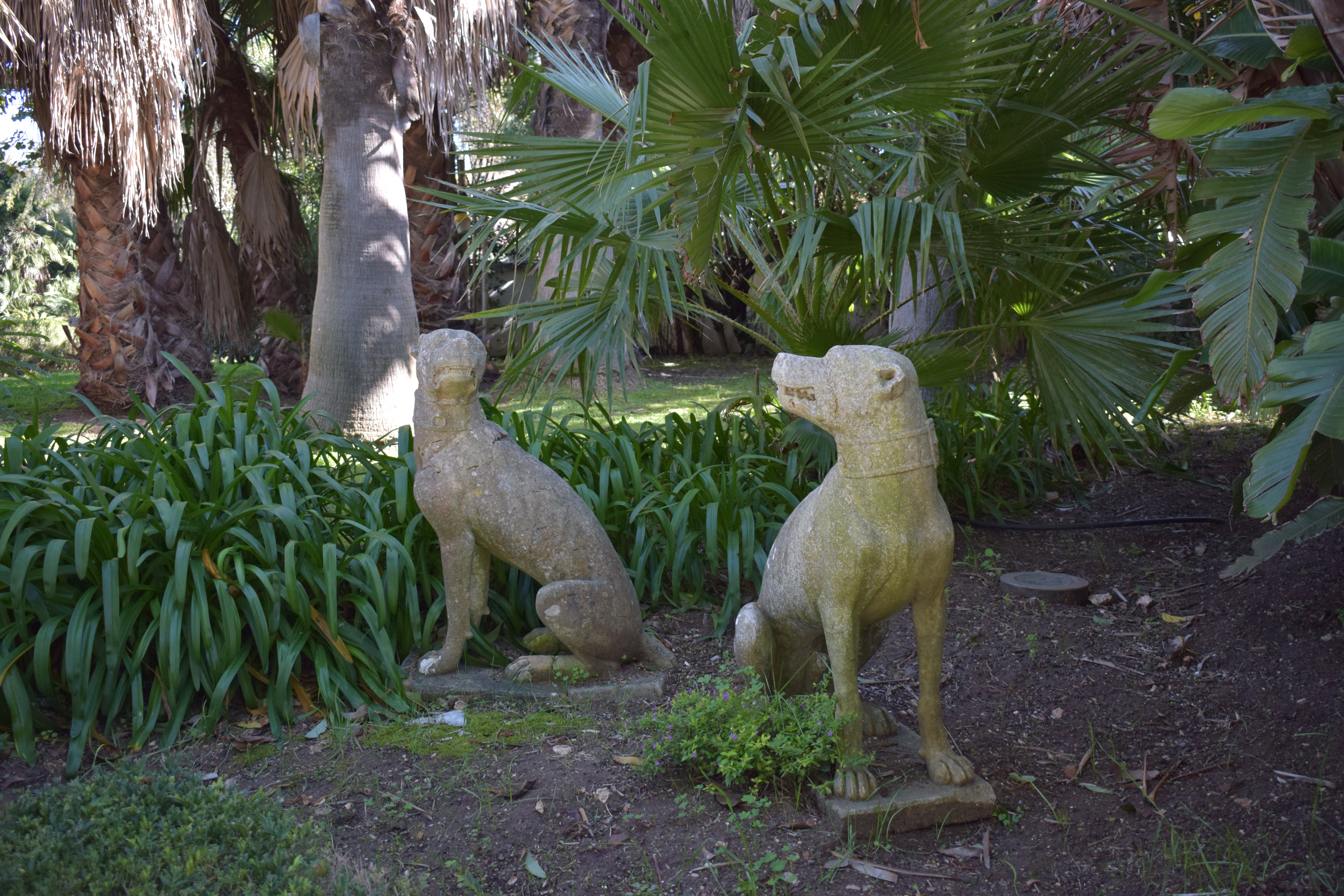 Statues at Lisbon's Botanical Garden