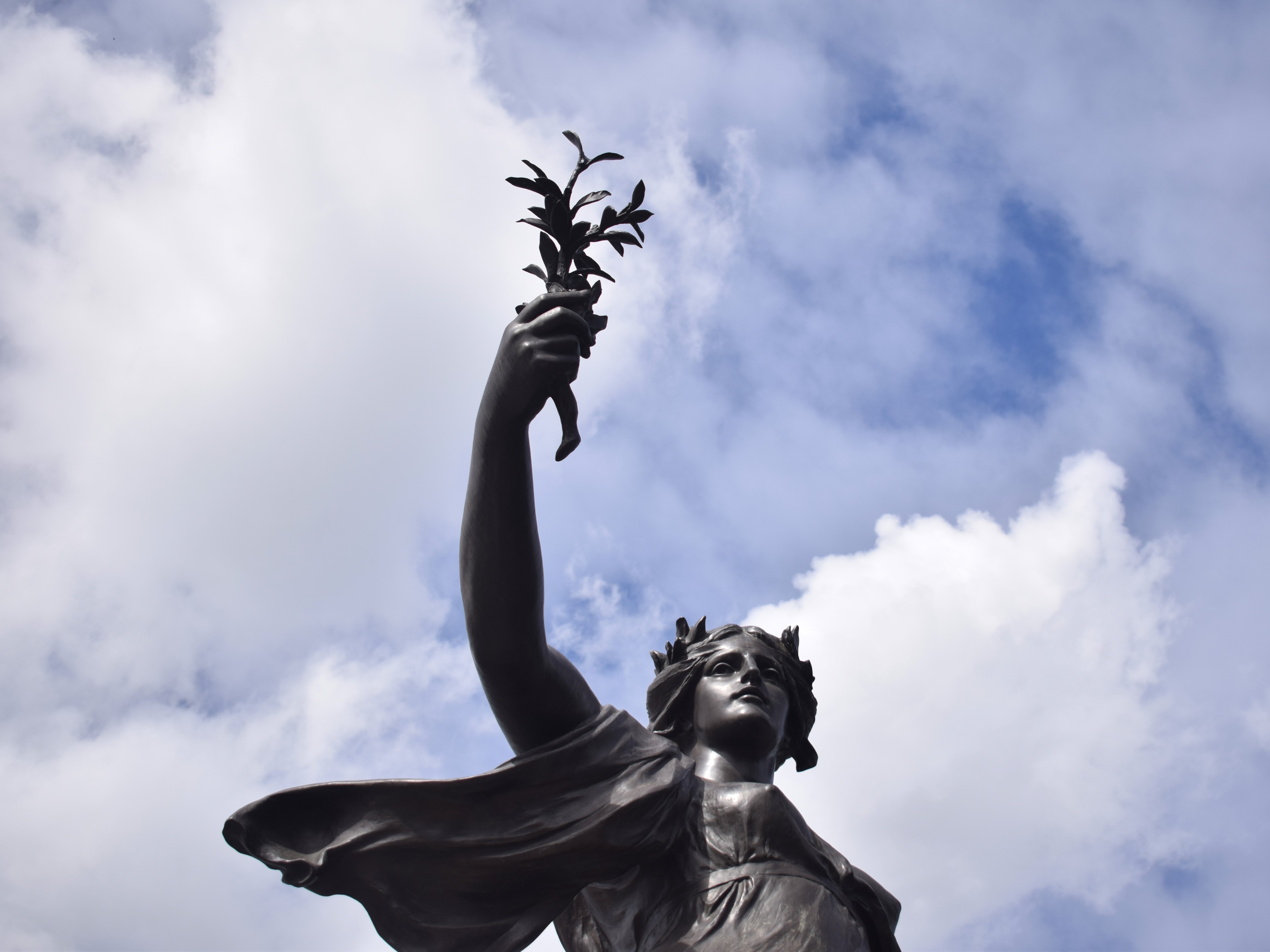 Statue at Victoria Memorial, London